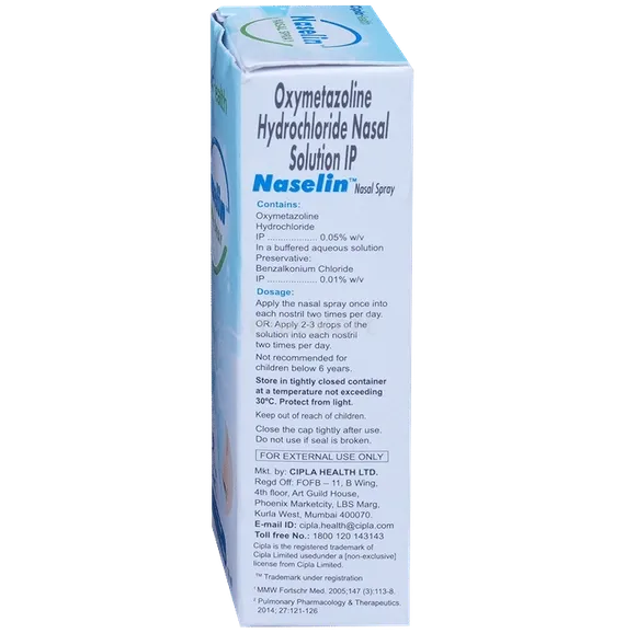 naselin nasal spray 10 ml